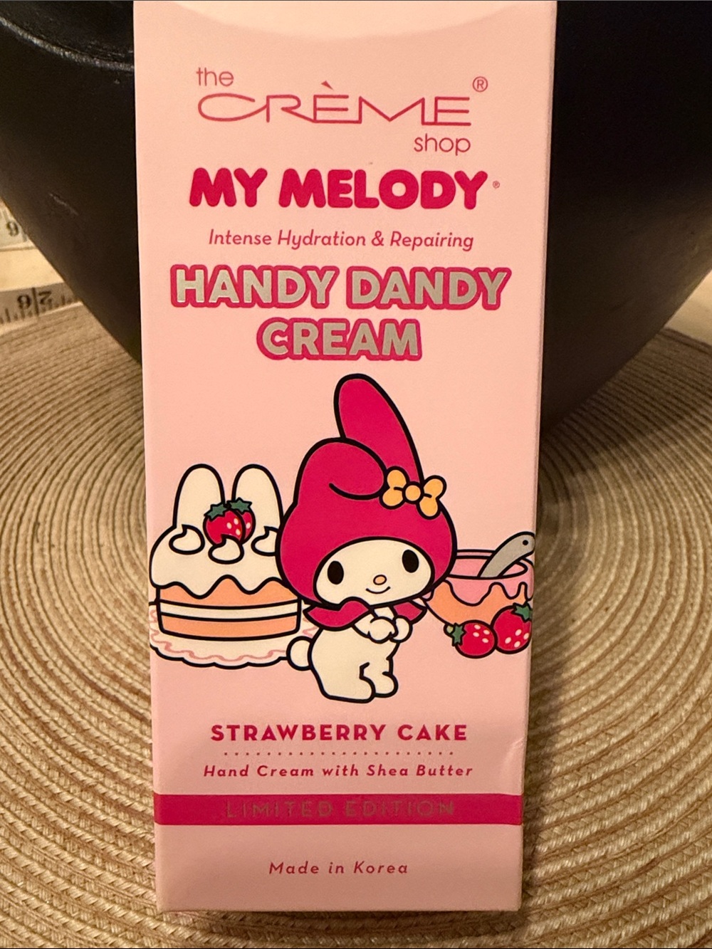 The Crème Shop x My Melody Handy Dandy Cream Strawberry Cake Hand Cream